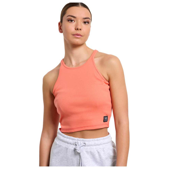 Bodytalk Γυναικεία αμάνικη μπλούζα Crop Top